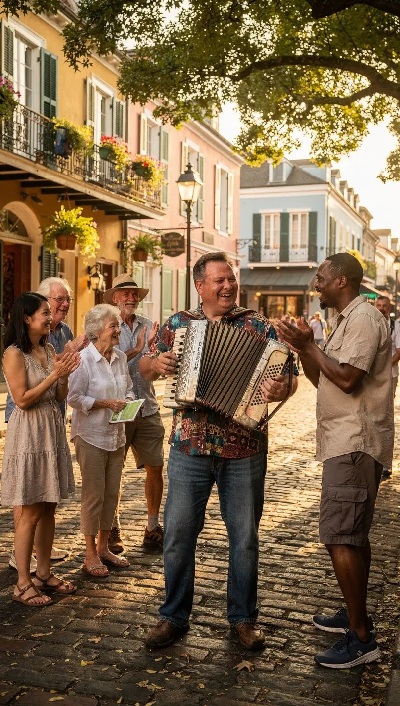 Женщина-экскурсовод рассказывает о местных обычаях и традициях во время путешествия по США.